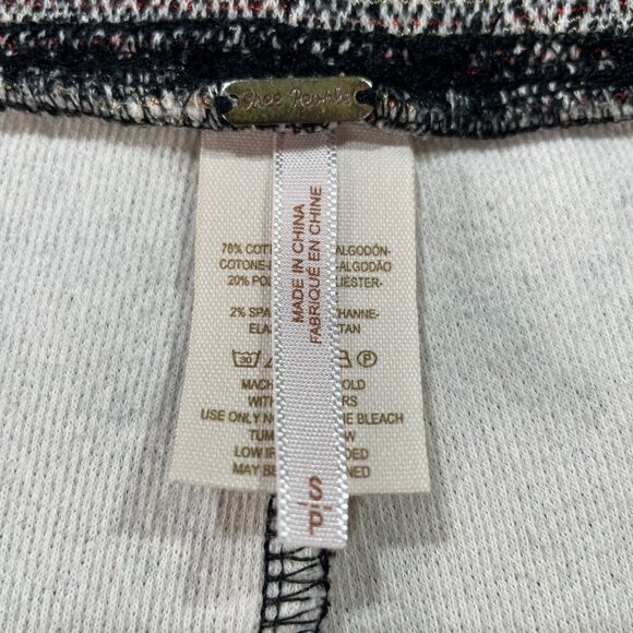 Free People Jacquard Skinny Pants Womens S Boho Cottagecore Festival Neutral - Picture 3 of 10